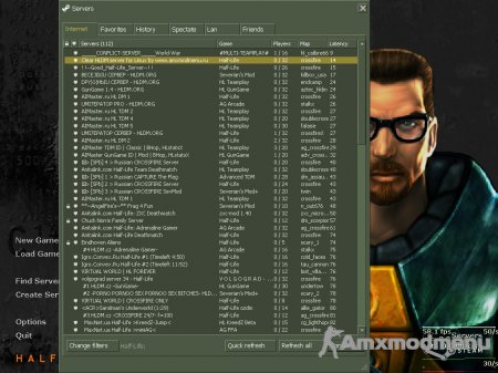 Чистый HLDM сервер by www.amxmodmenu.ru for Linux